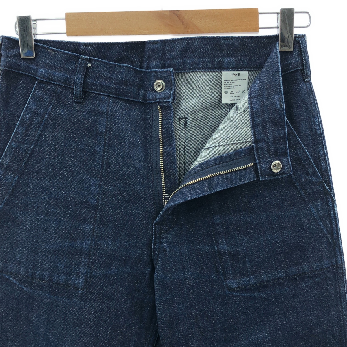 HYKE / ハイク デニム ワイド ストレートパンツ