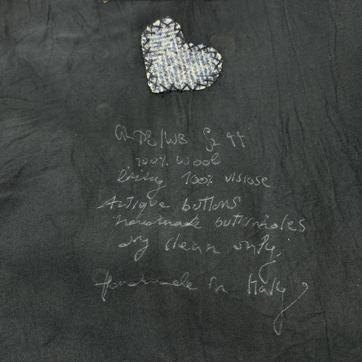 ARCHIVIO J.M.Ribot / アルキビオジェイエムリボット GL48/WB / tweed gilet / コサージュ ツイード ヘリンボーン ダブル ジレ ベスト