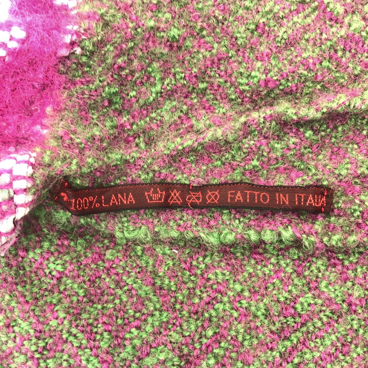 DANIELA GREGIS / ダニエラグレジス ウール ニット 大判 ストール マフラー / ユニセックス