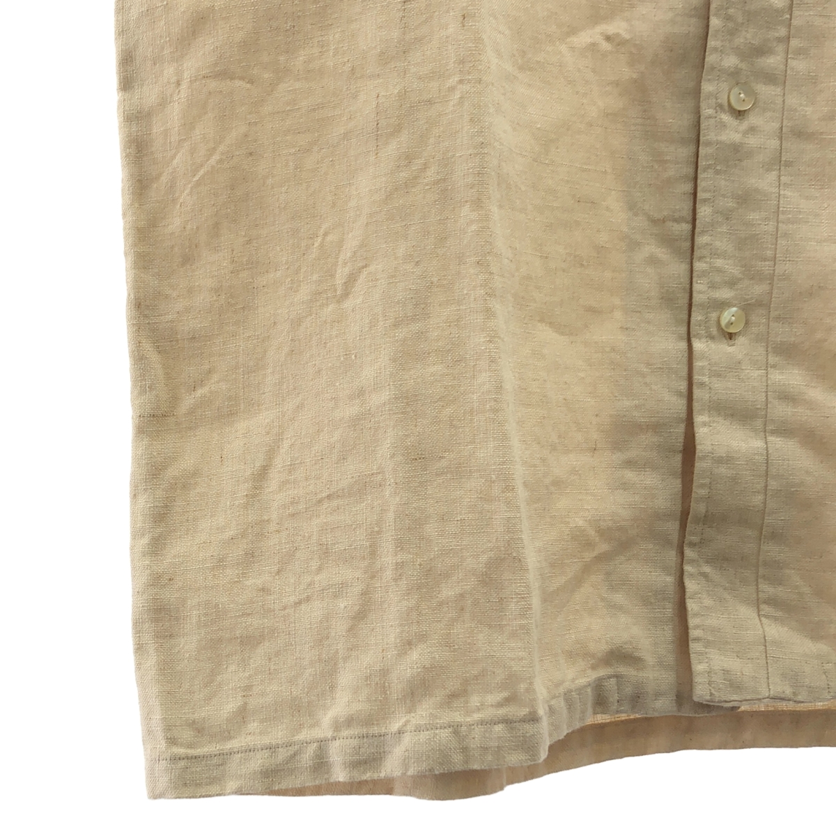 BEAMS PLUS / ビームスプラス イタリアンカラー リネン シャツ