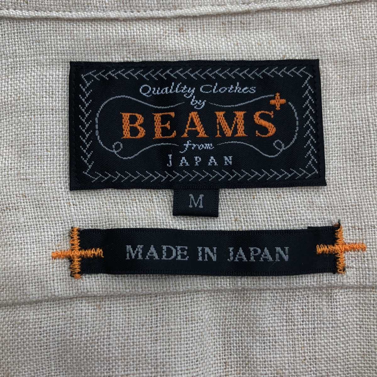 BEAMS PLUS / ビームスプラス イタリアンカラー リネン シャツ