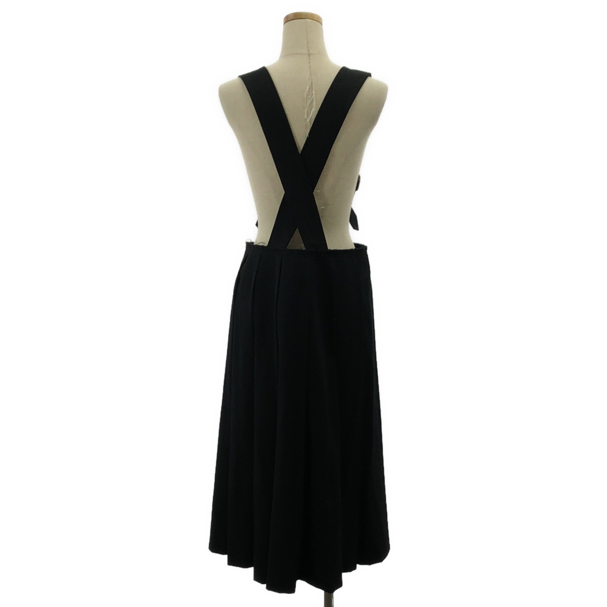 COMME des GARCONS COMME des GARCONS / コムコム 裁断 吊りプリーツ タック ジャンパー スカート