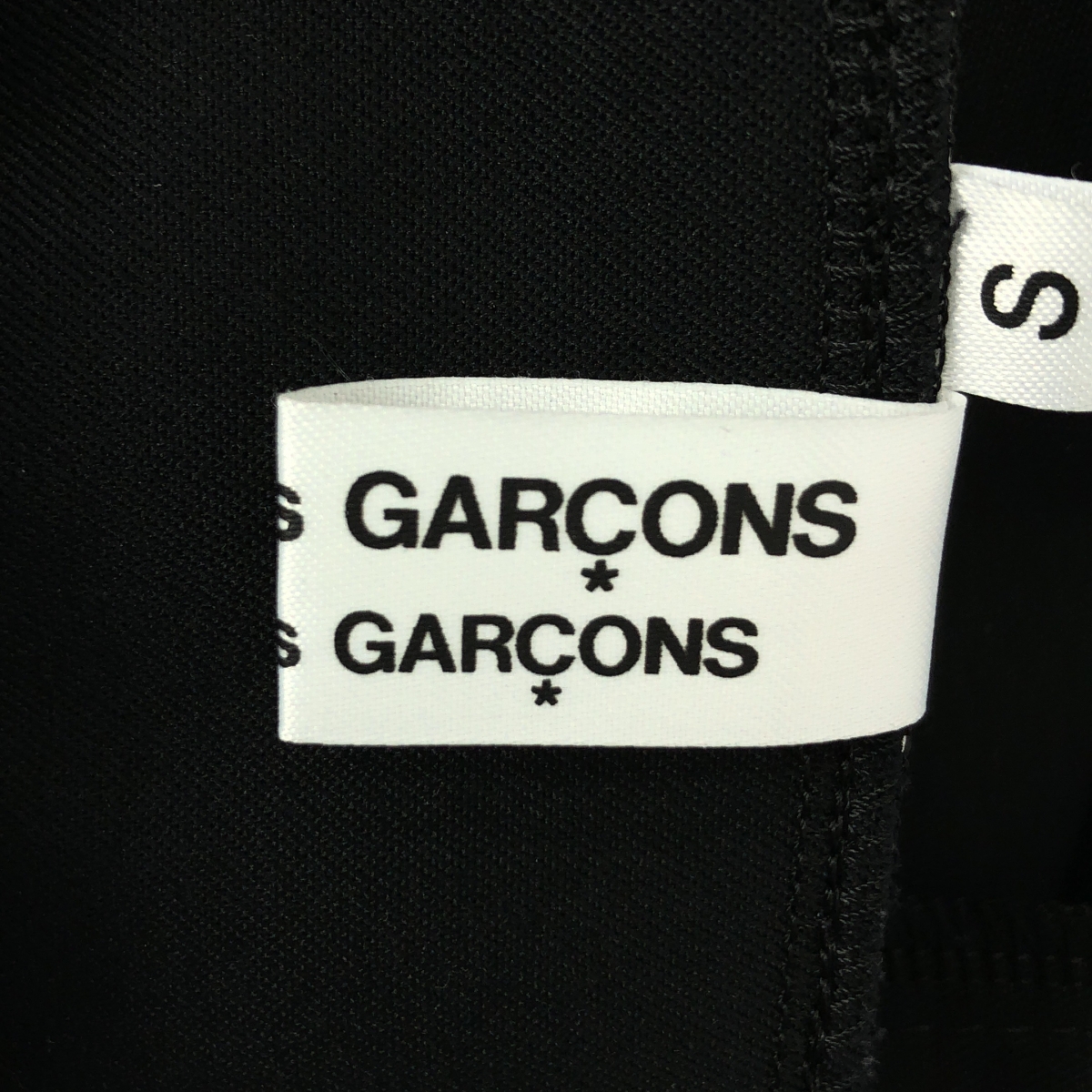 COMME des GARCONS COMME des GARCONS / コムコム 裁断 吊りプリーツ タック ジャンパー スカート