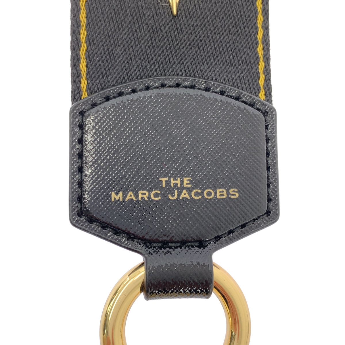 MARC JACOBS / マークジェイコブス ギルディッド ロゴ ウェビング ショルダー バッグ ストラップ