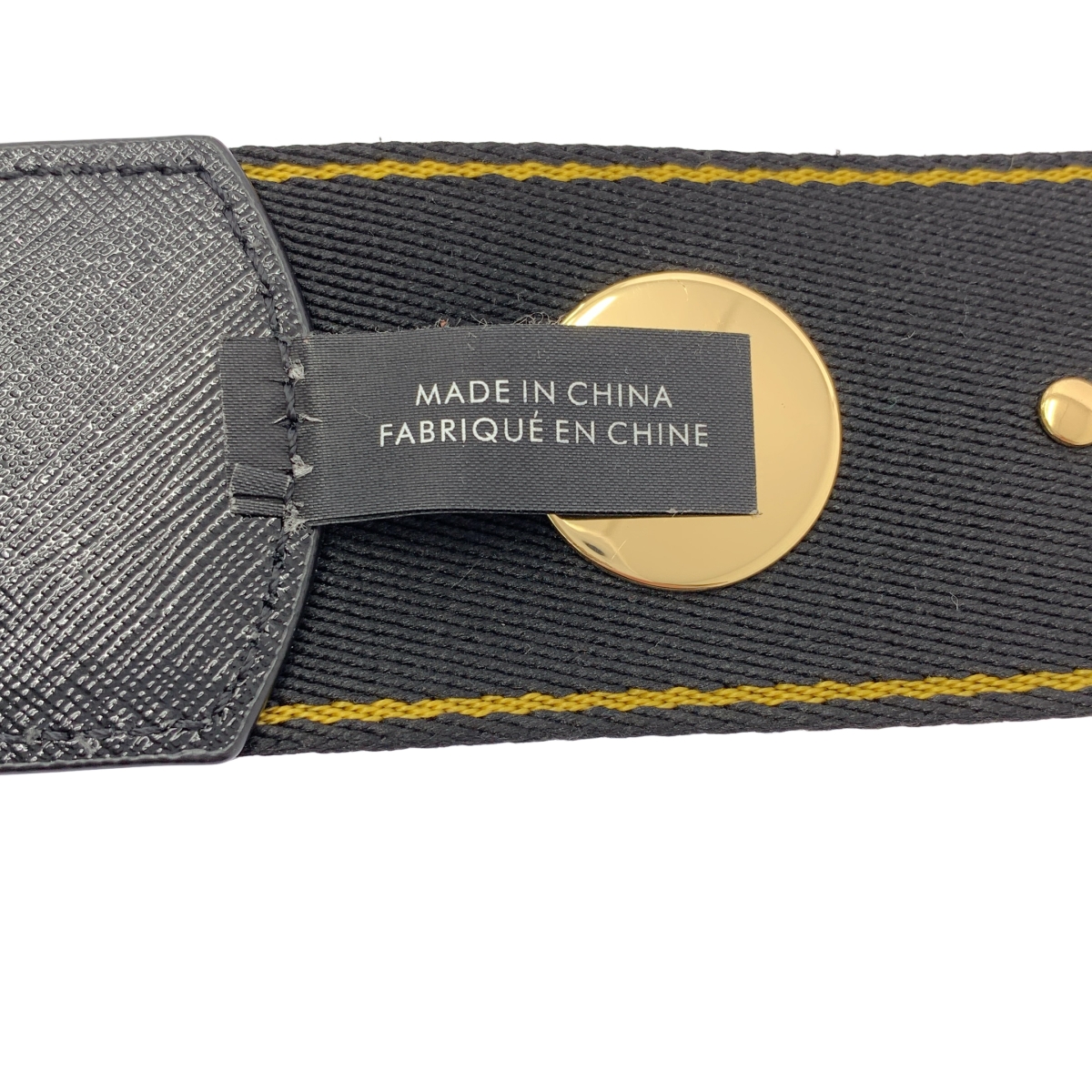 MARC JACOBS / マークジェイコブス ギルディッド ロゴ ウェビング ショルダー バッグ ストラップ