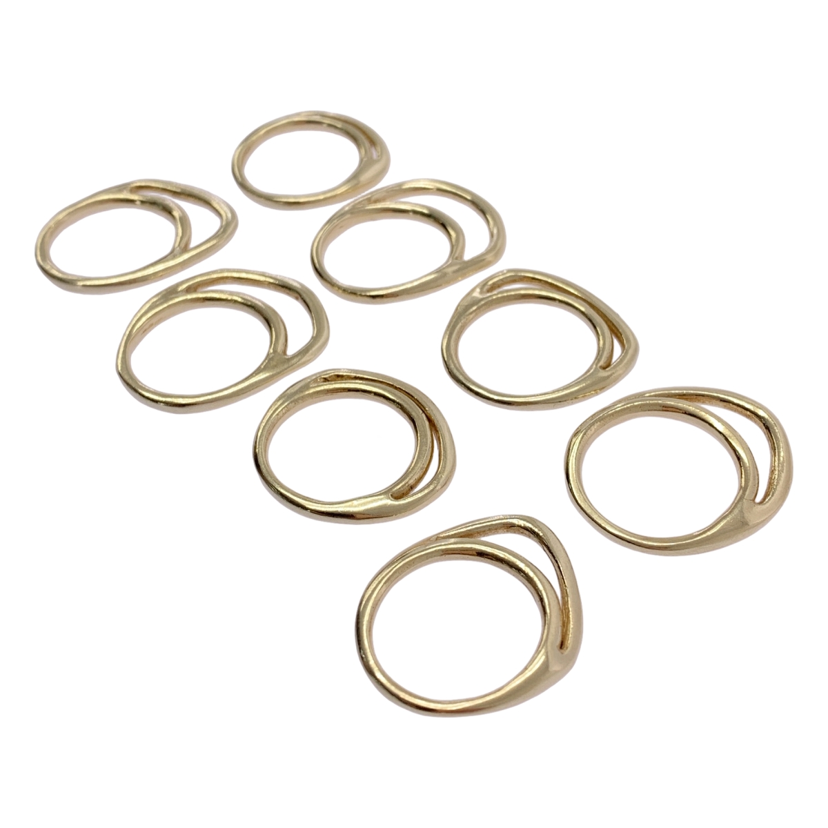 IOSSELLIANI / イオッセリアーニ 8連 パズル リング