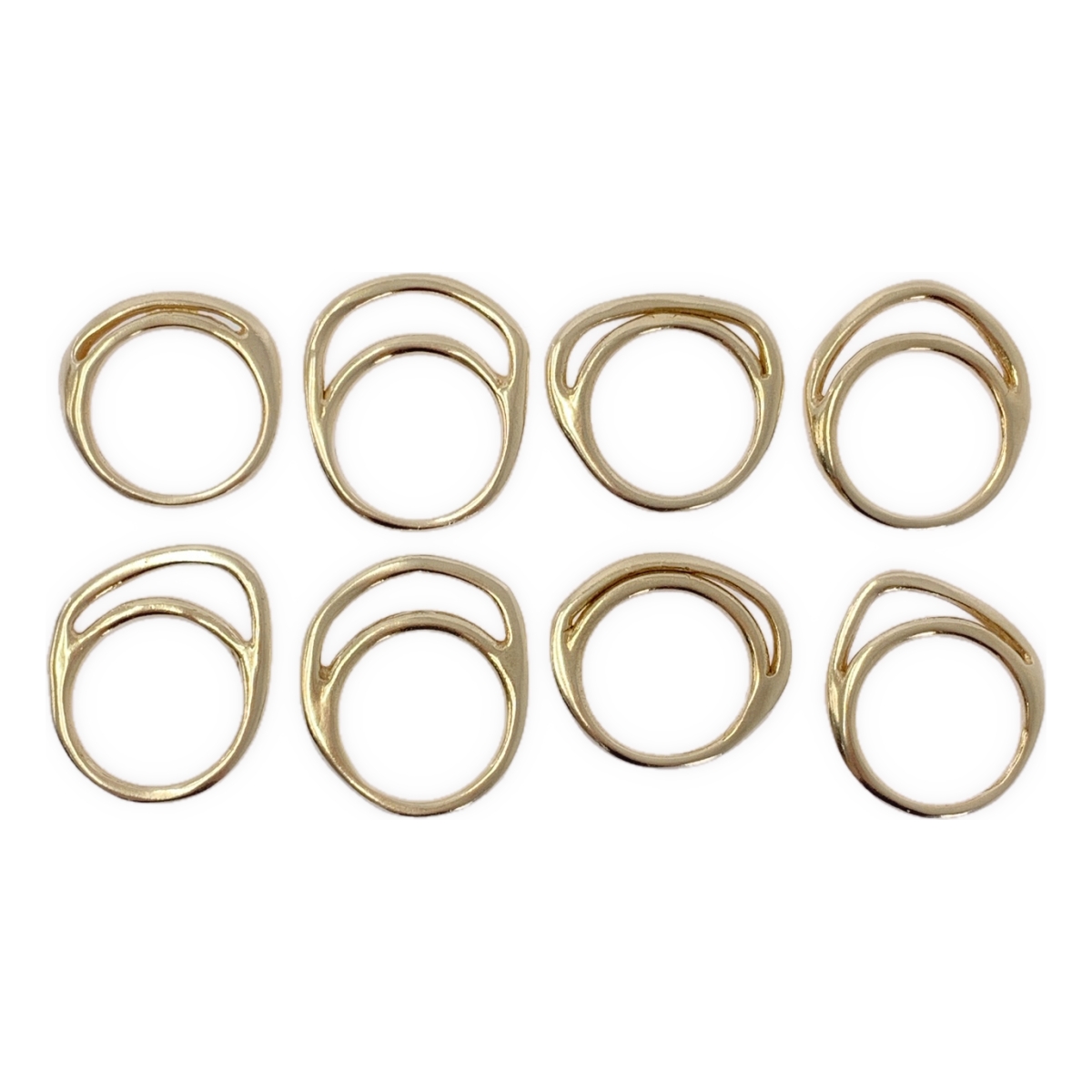 IOSSELLIANI / イオッセリアーニ 8連 パズル リング