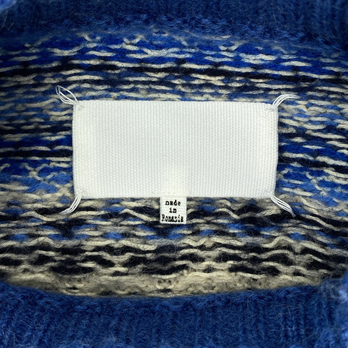 Maison Margiela / メゾンマルジェラ INTARSIA SWEATER ダメージ加工 ニット