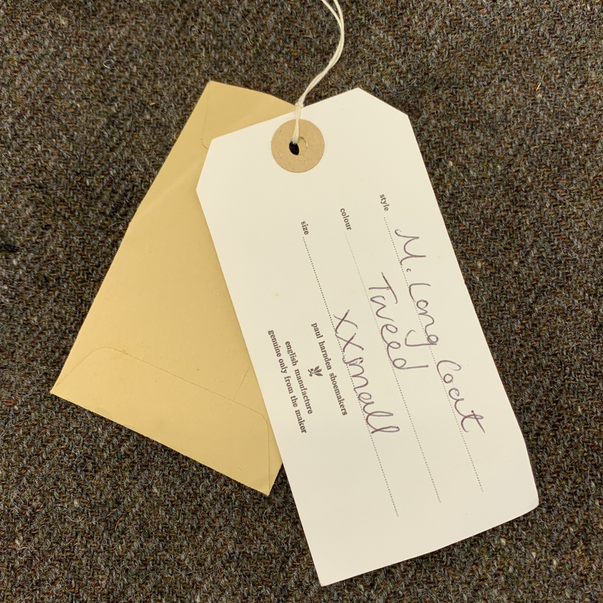 Paul Harnden / ポールハーデン M.Long Coat / ツイード ロングコート