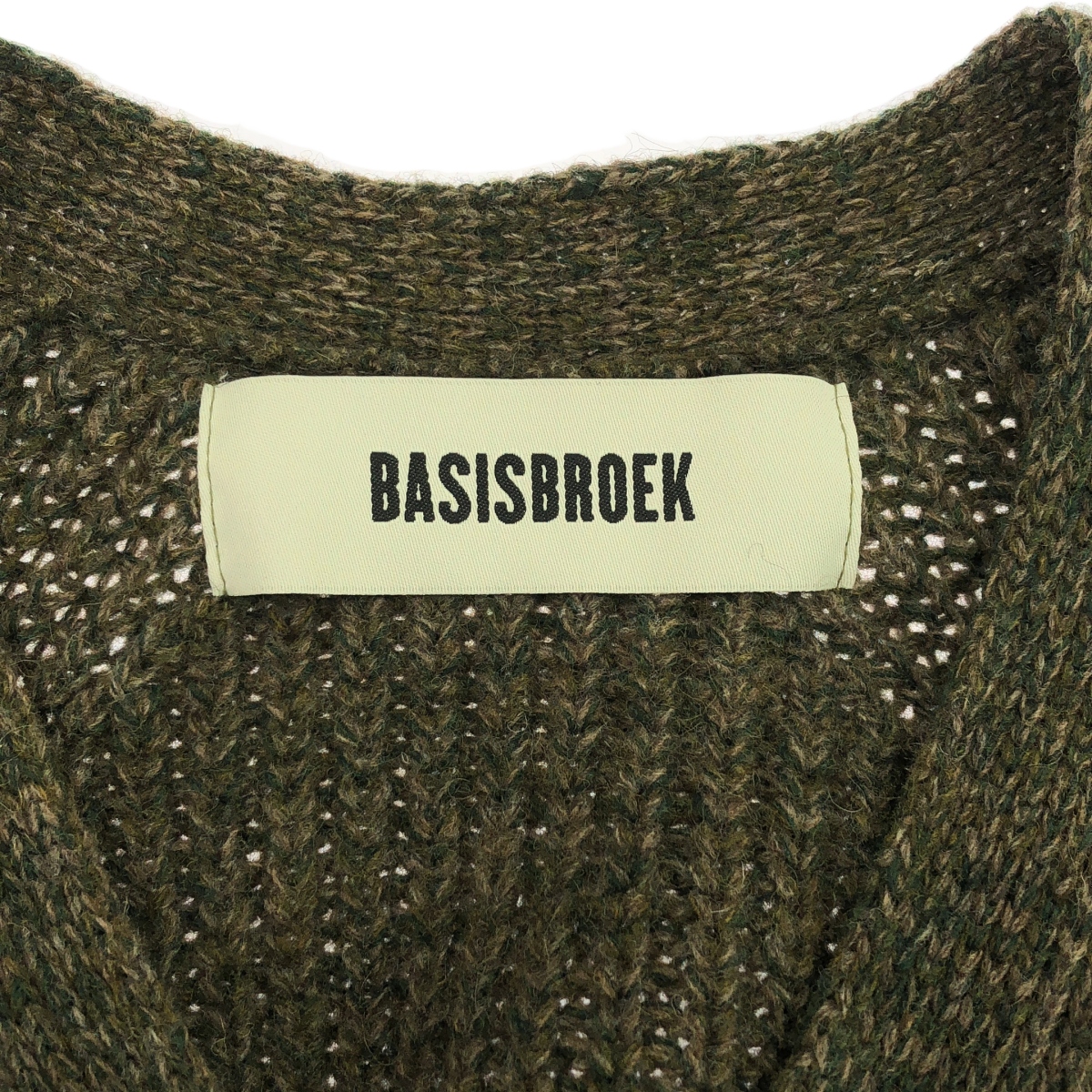 Basisbroek / バージスブルック ヘビーウール 3B ニット カーディガン