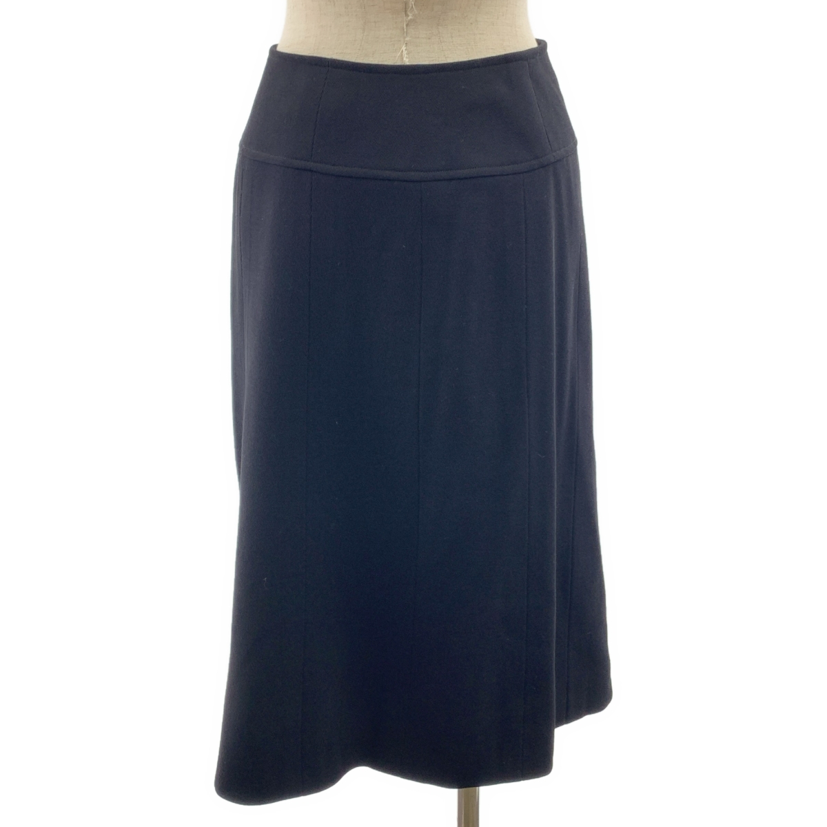 CHANEL / シャネル ココマーク 金ボタン ロングスカート / ロゴ総裏地