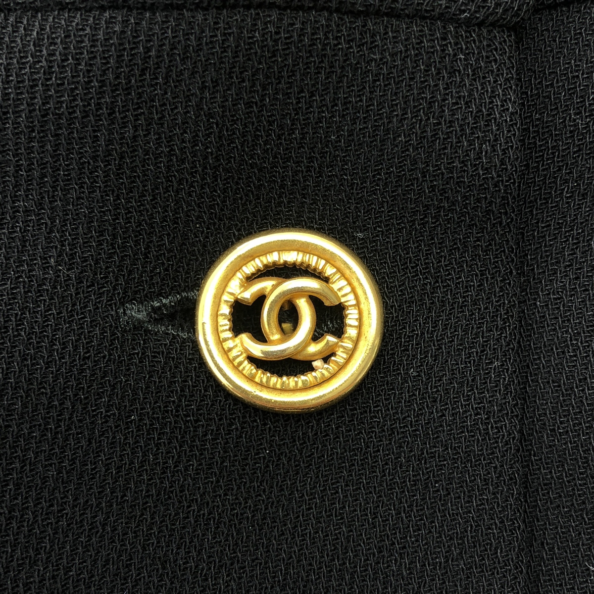 CHANEL / シャネル ココマーク 金ボタン ロングスカート / ロゴ総裏地