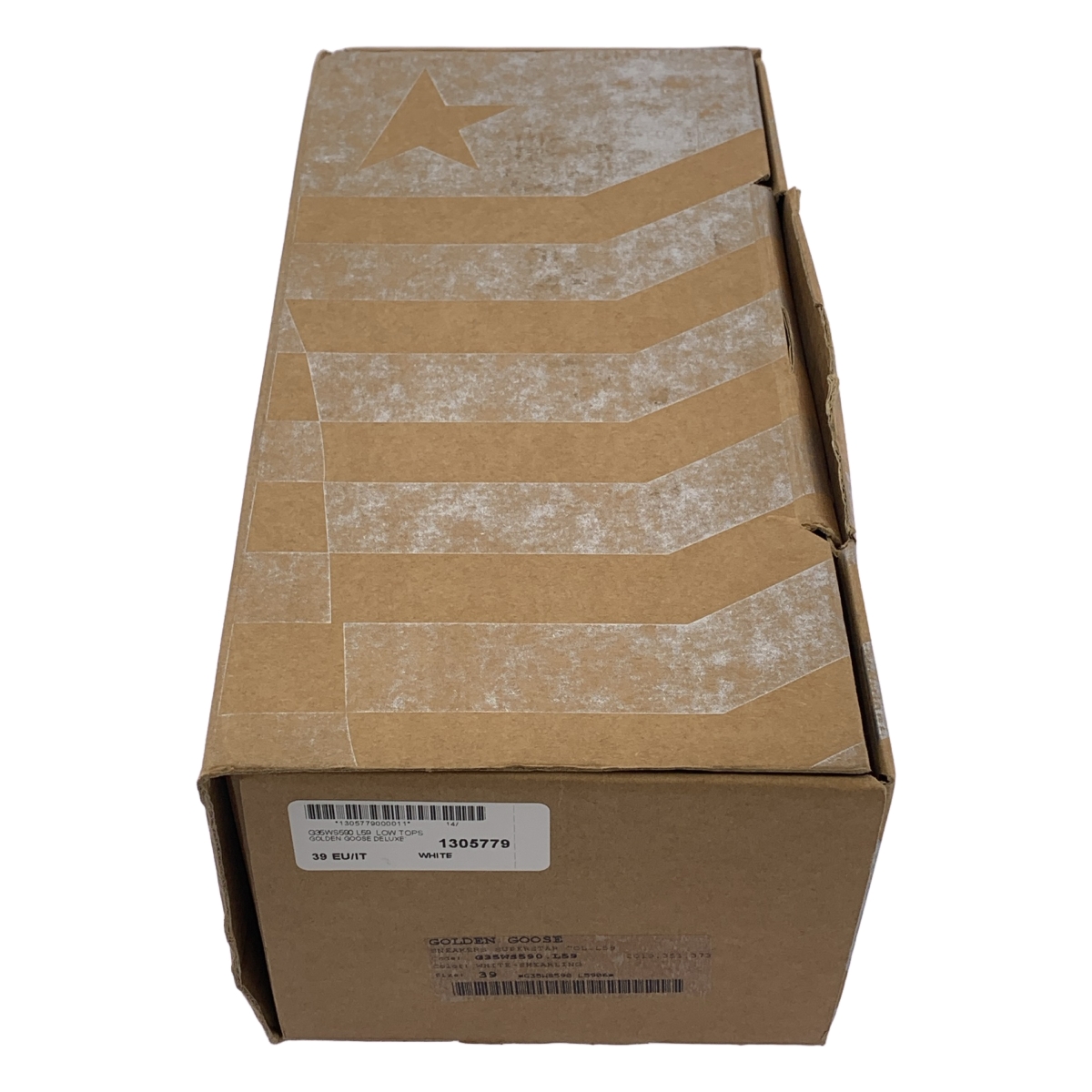 GOLDEN GOOSE / ゴールデングース レザー ボア切替 ダメージ加工 レースアップ スニーカー