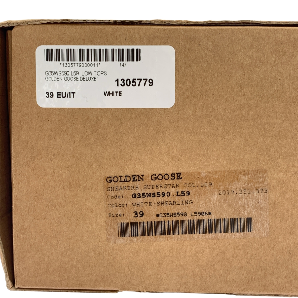 GOLDEN GOOSE / ゴールデングース レザー ボア切替 ダメージ加工 レースアップ スニーカー