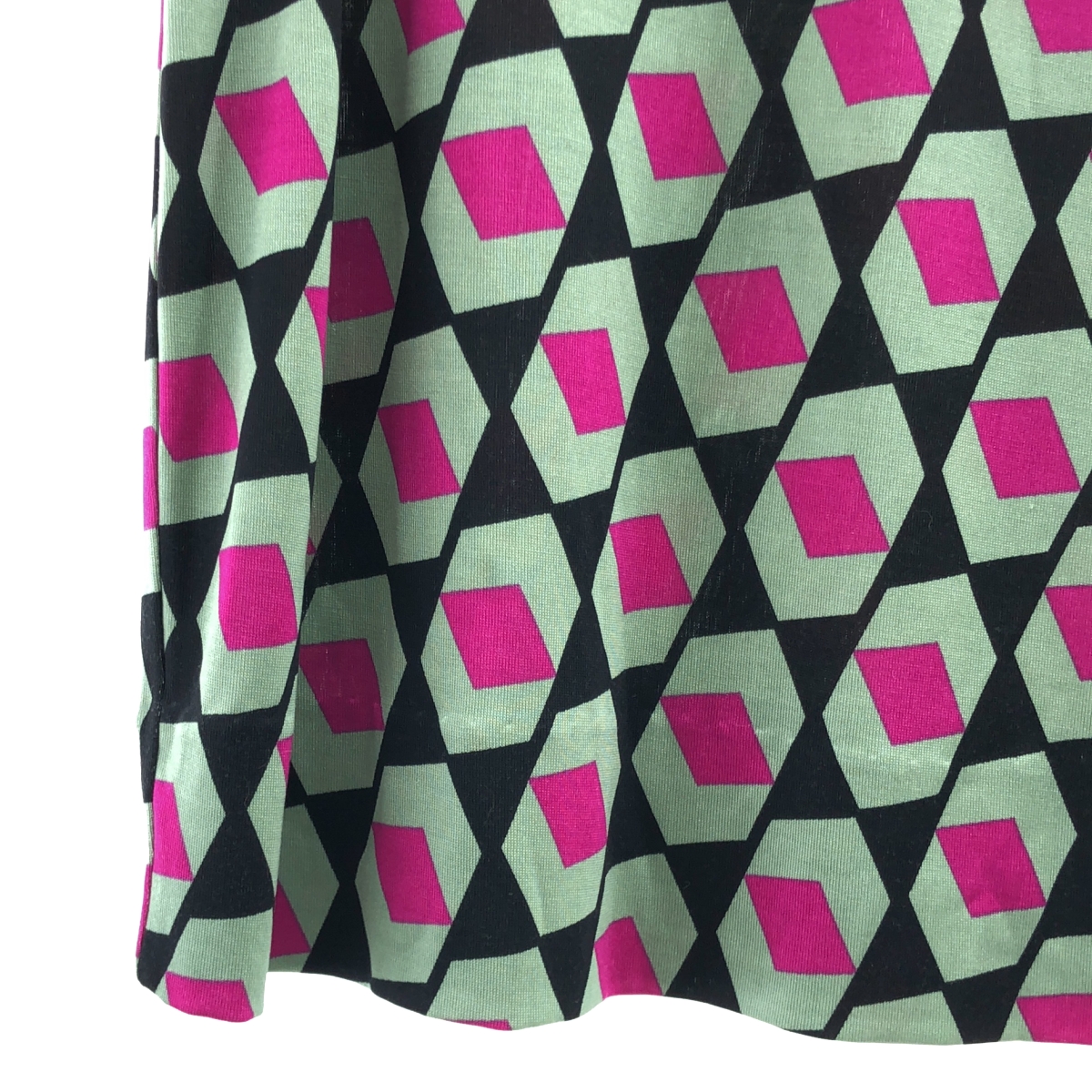 DIANE VON FURSTENBERG / ダイアンフォンファステンバーグ EMSLEY / 総柄 シルク ワンピース