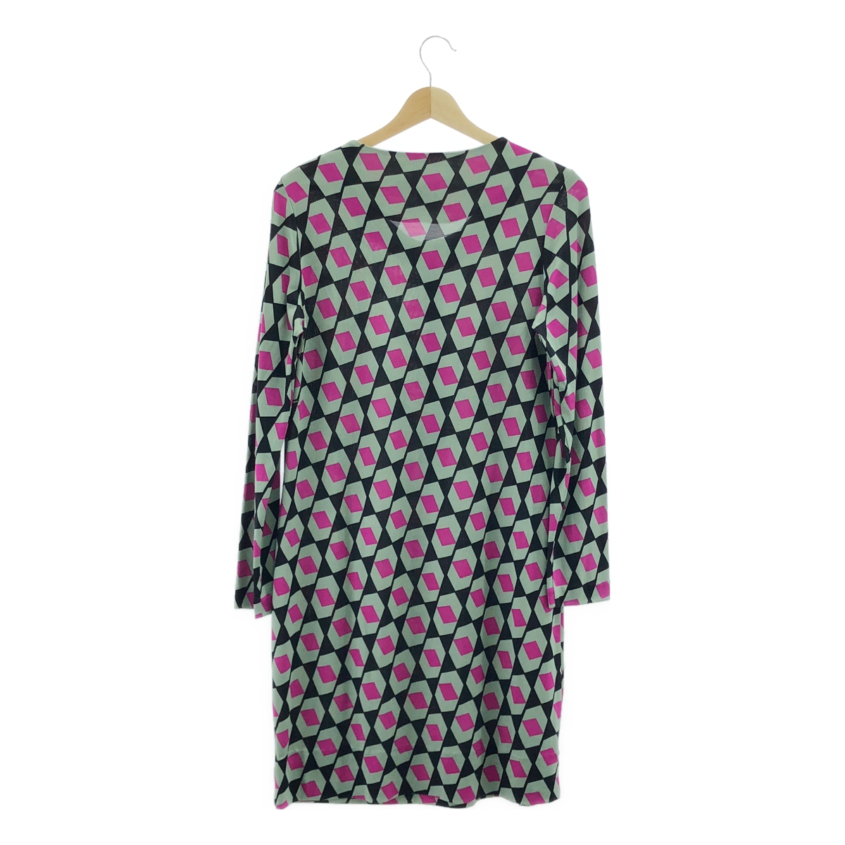 DIANE VON FURSTENBERG / ダイアンフォンファステンバーグ EMSLEY / 総柄 シルク ワンピース