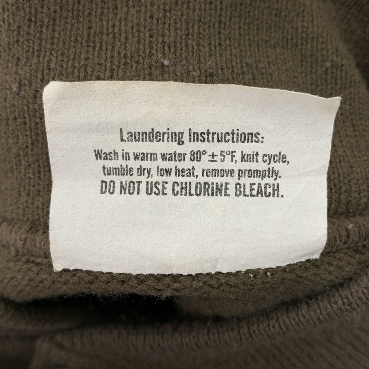 U.S.ARMY / アメリカ軍 5ボタン ヘンリーネック コマンドニット