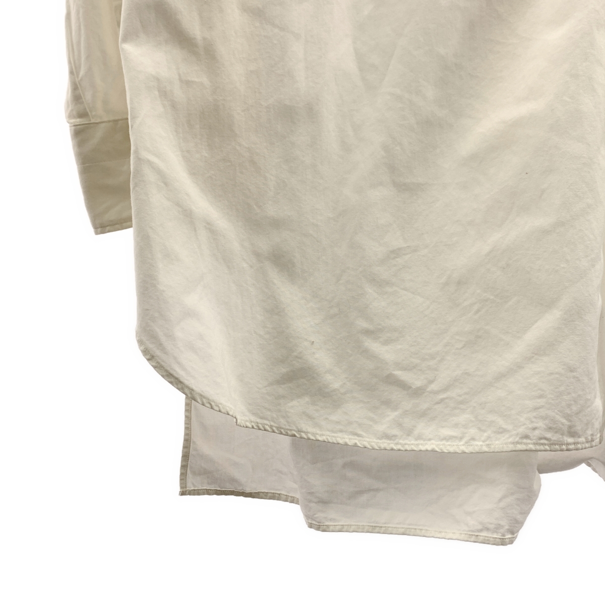 COMOLI / コモリ コットン バンドカラーシャツ