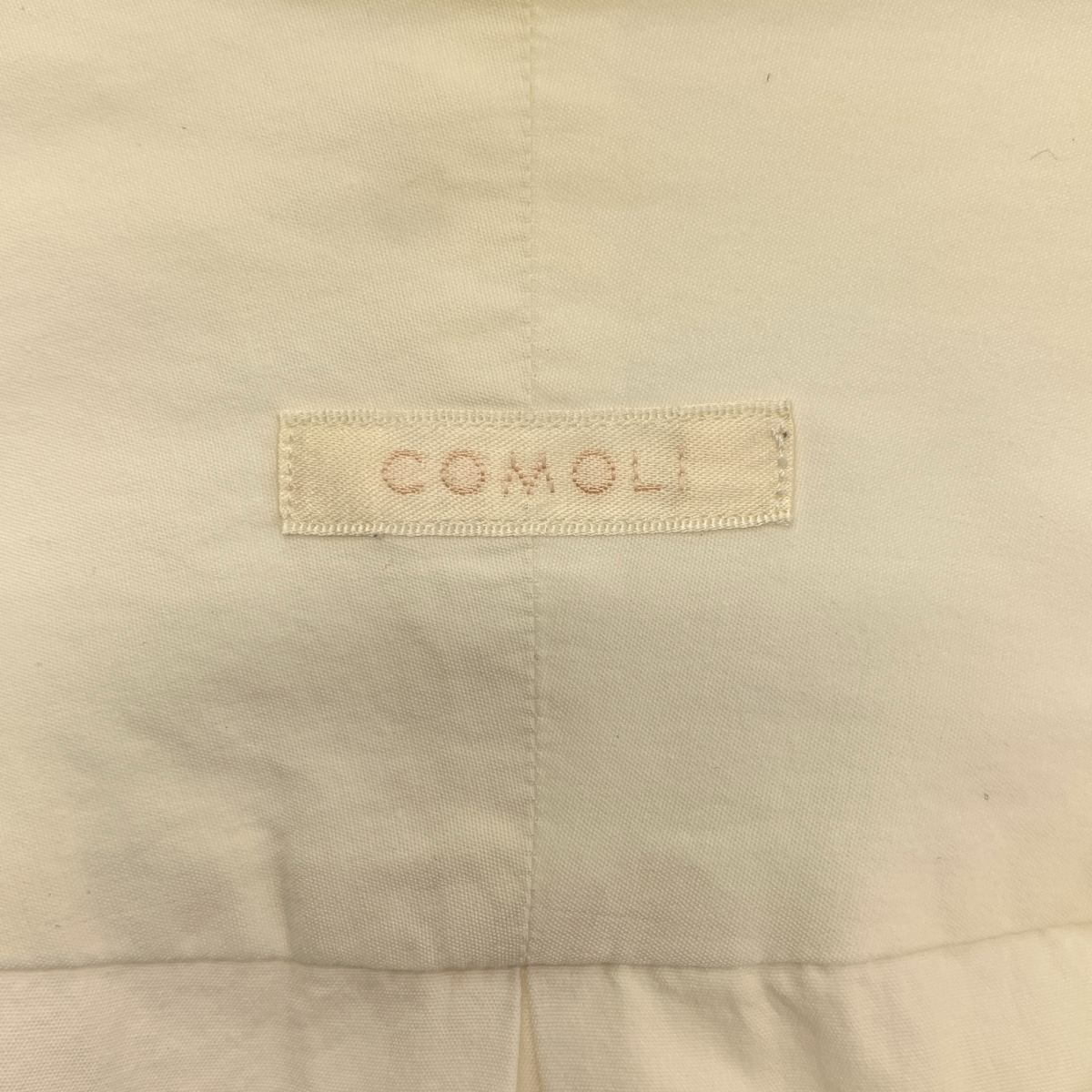 COMOLI / コモリ コットン バンドカラーシャツ