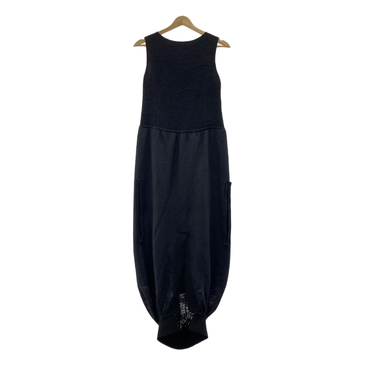 Maison Margiela / メゾンマルジェラ バックギャザー ボリューム ドレス ワンピース / 総裏地