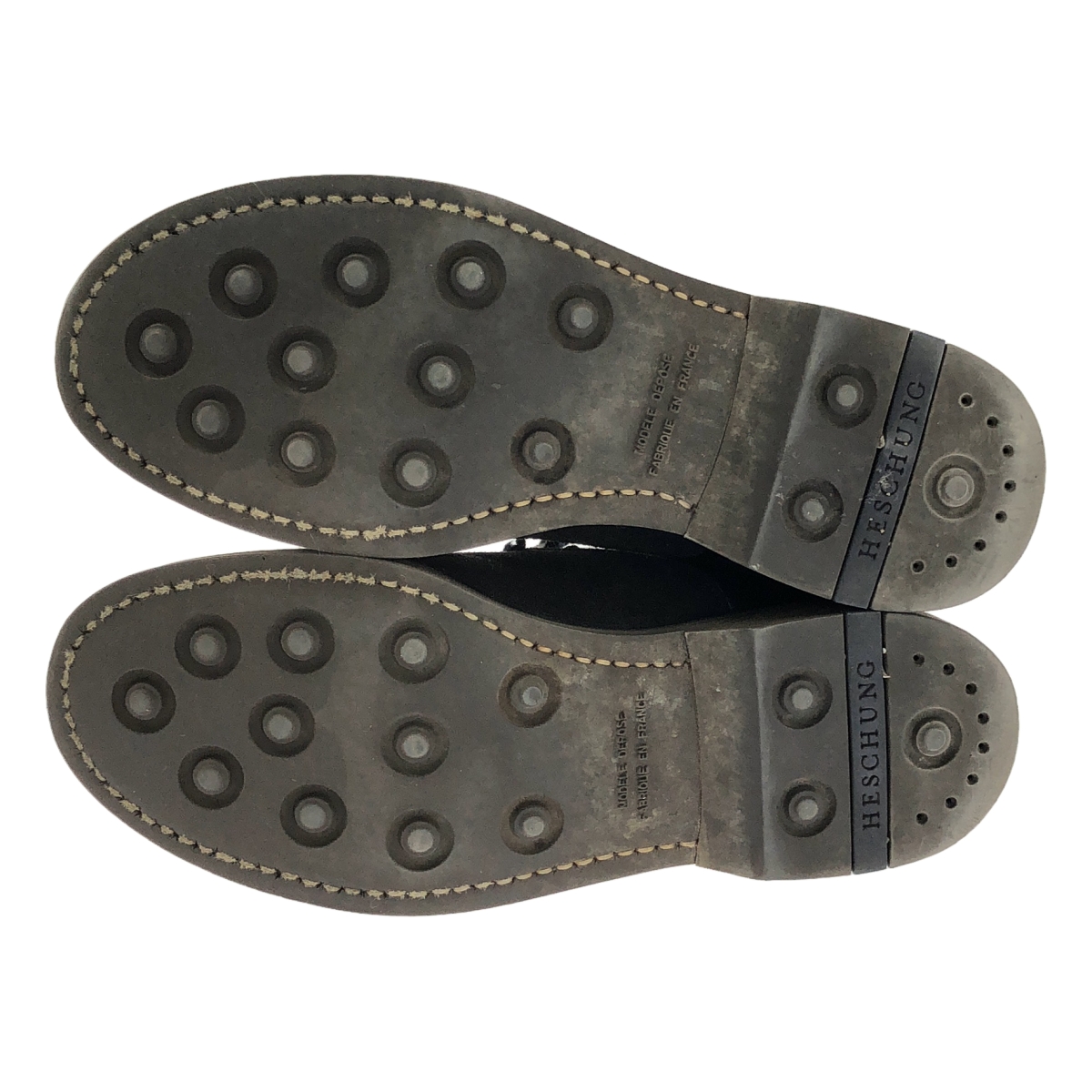 COMME des GARCONS COMME des GARCONS / コムコム ×HESCHUNG エシュン スエードレザー 切替 ドレスシューズ