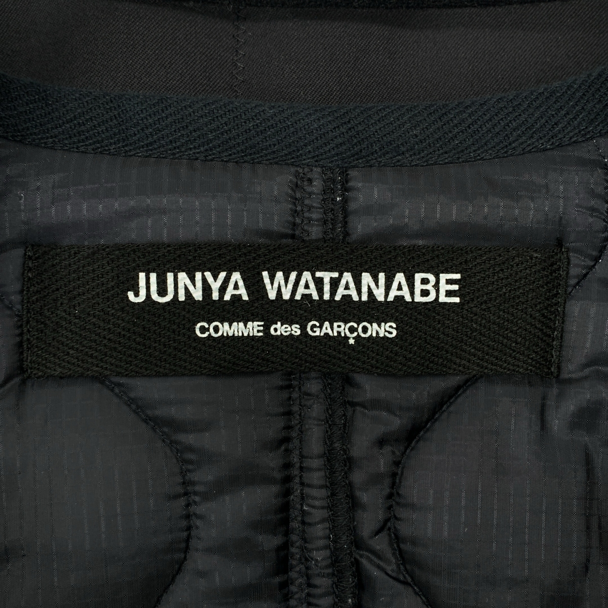 JUNYA WATANABE COMME des GARCONS / ジュンヤワタナベ パデッド キルティング オーバーサイズ レイヤード ジャケット