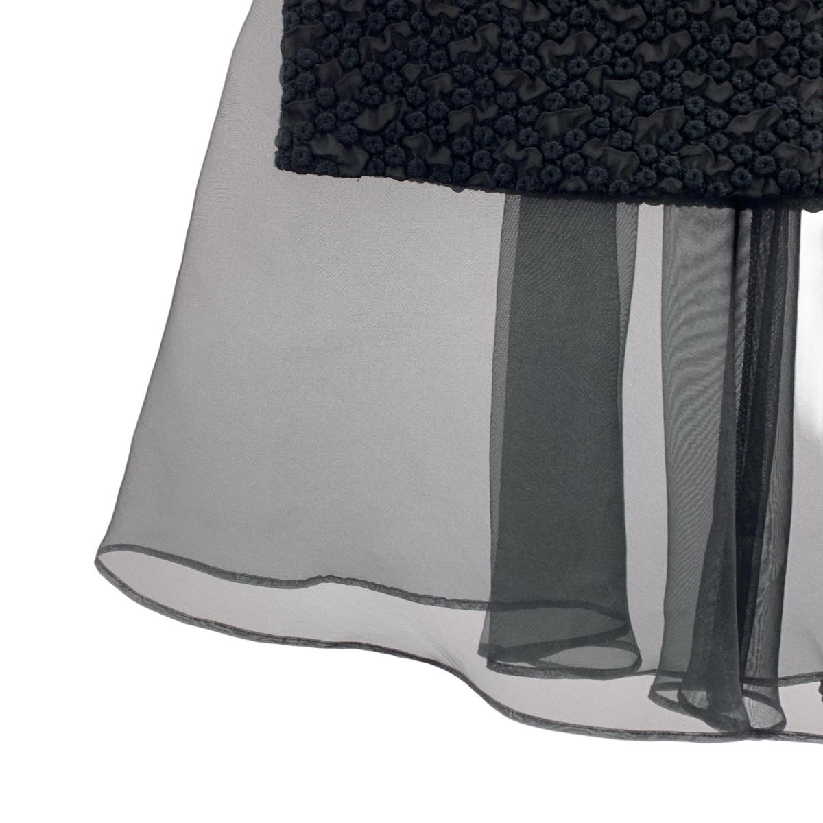 その他 オリジナル刺しゅうシースルーペンシルスカート