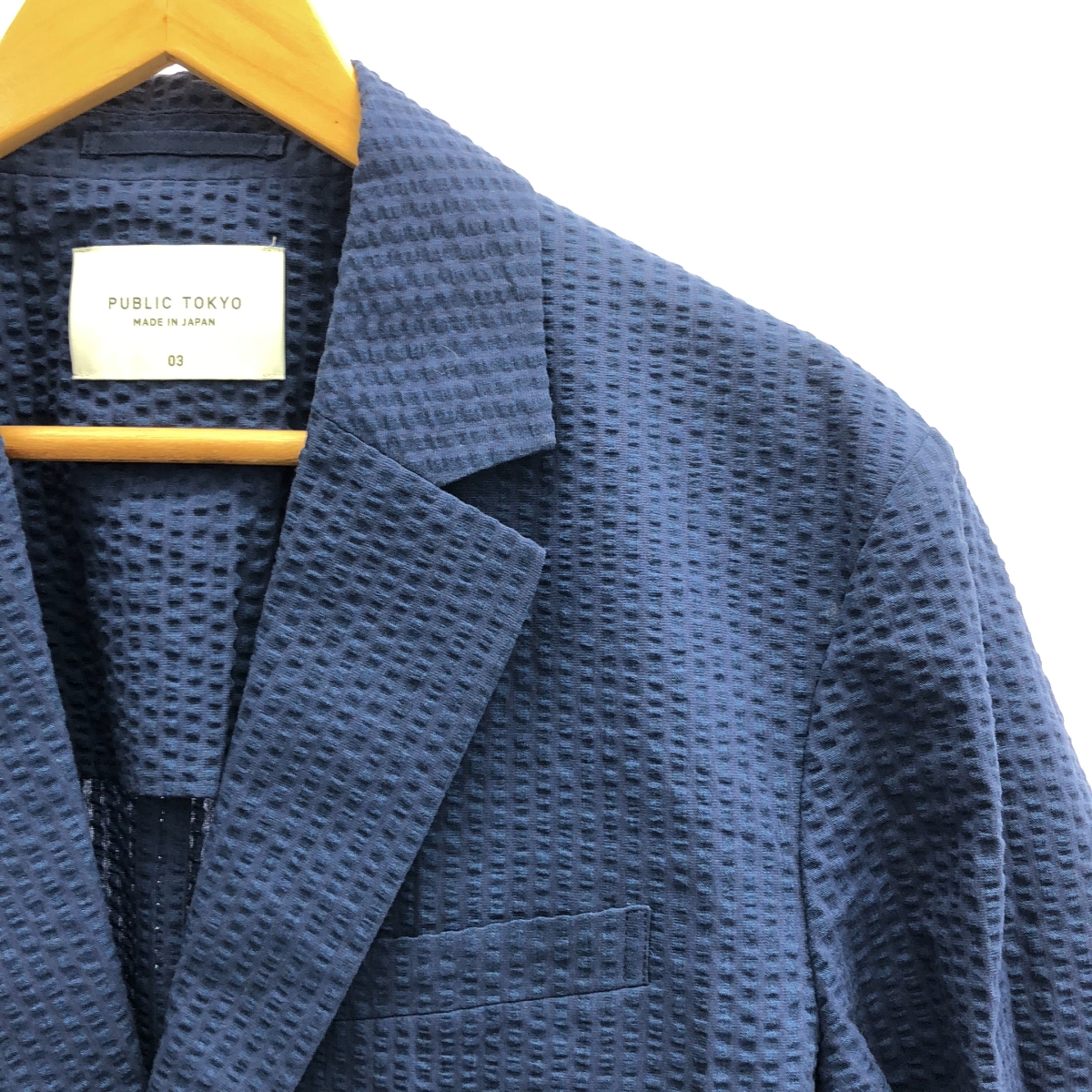 PUBLIC TOKYO / パブリックトウキョウ 和紙サッカー テーラードジャケット パンツ/ セットアップ
