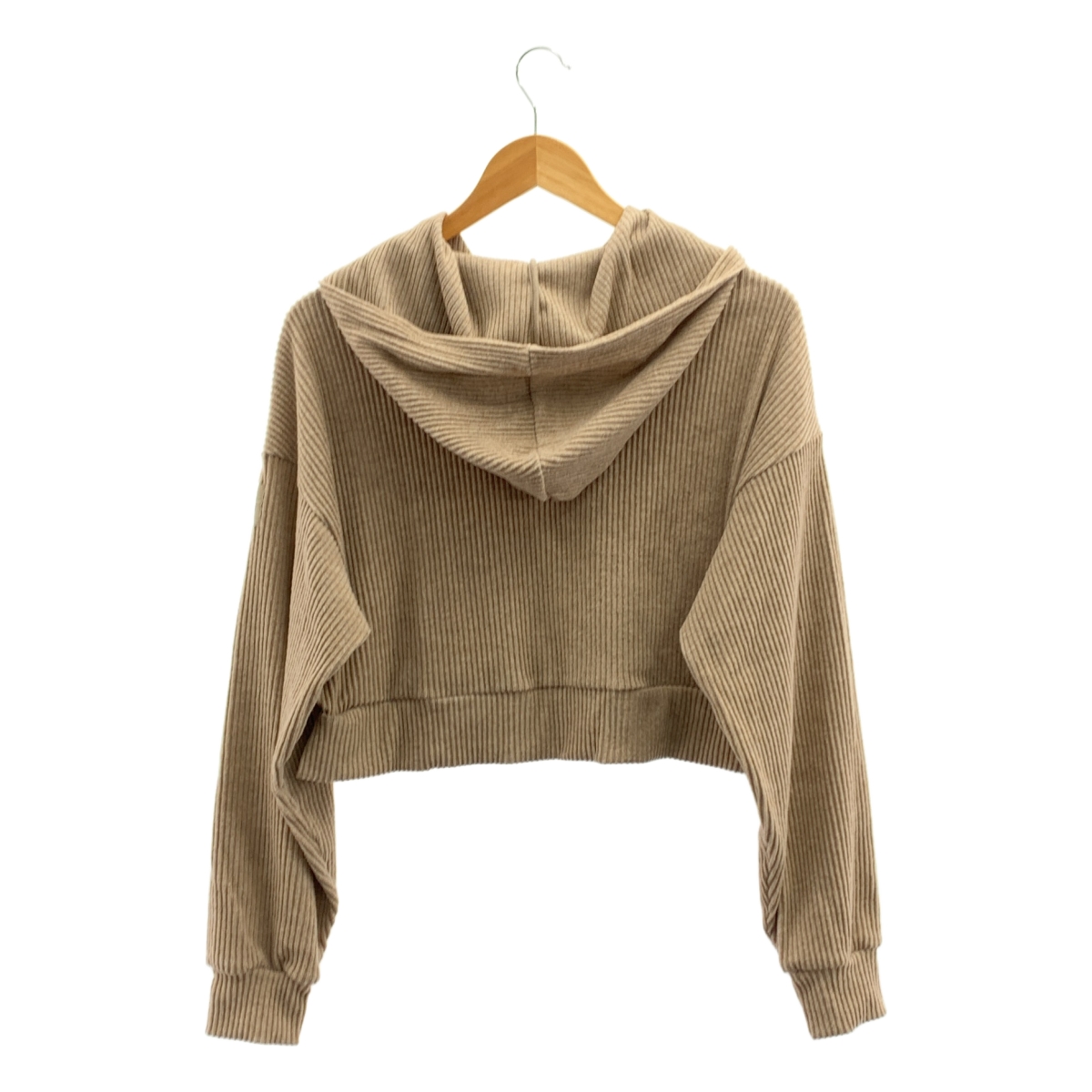 alo / アロー MUSE HOODIE ミューズ フーディ リブ クロップド パーカー