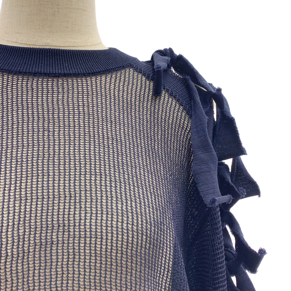 TOGA / トーガ メッシュ ニットカットソー