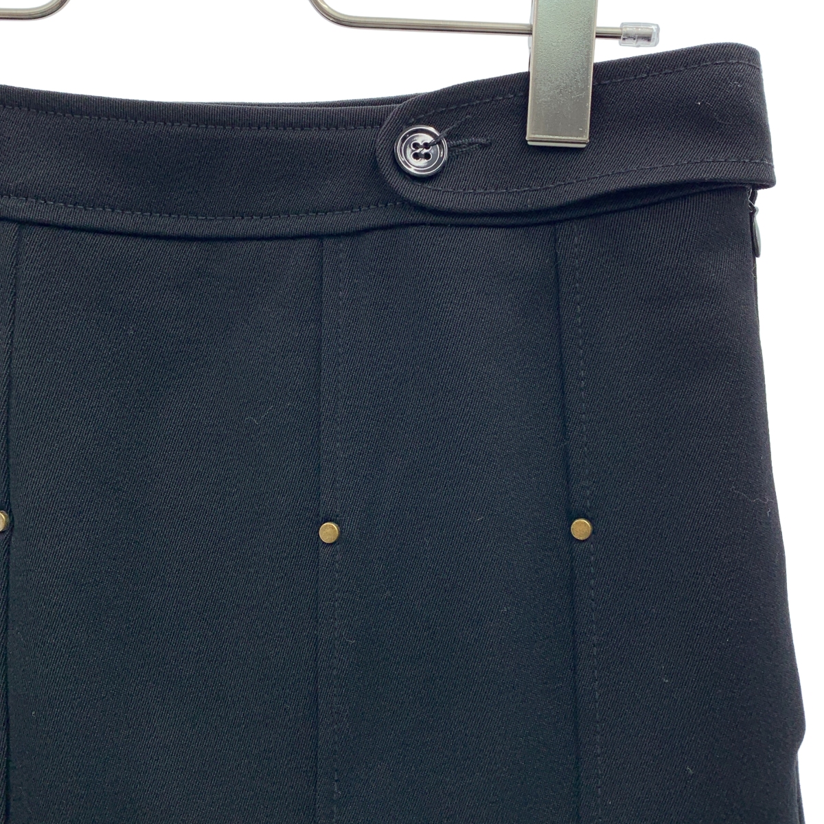 RED VALENTINO / レッドヴァレンティノ スタッズ 装飾 スリット スカート