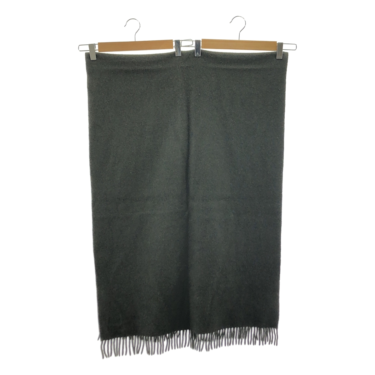 Acne Studios / アクネストゥディオズ LAMBSWOOL / ウール フリンジ 大判 ストール マフラー / ユニセックス