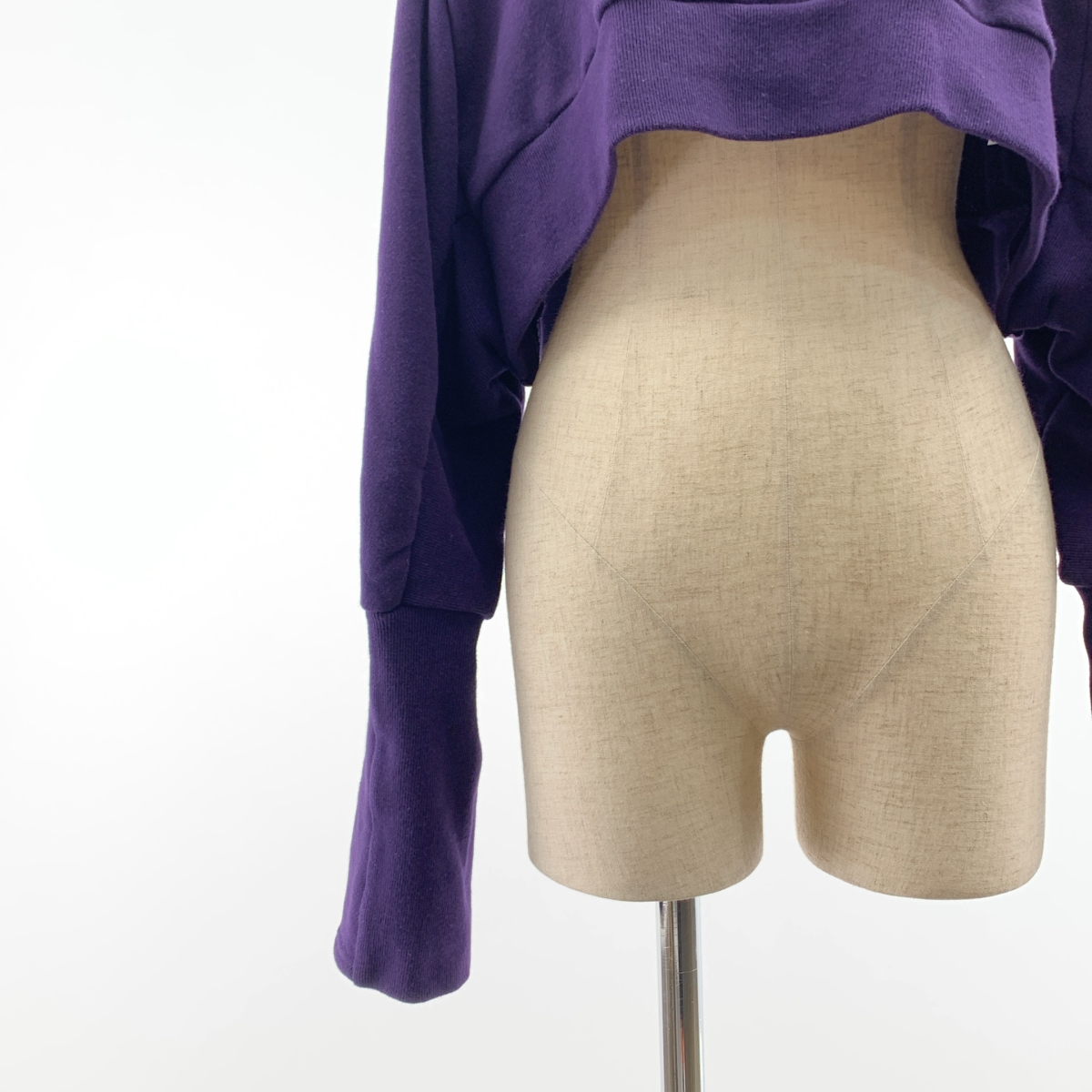 UN3D / アンスリード パワーショルダーショート スウェット トレーナー