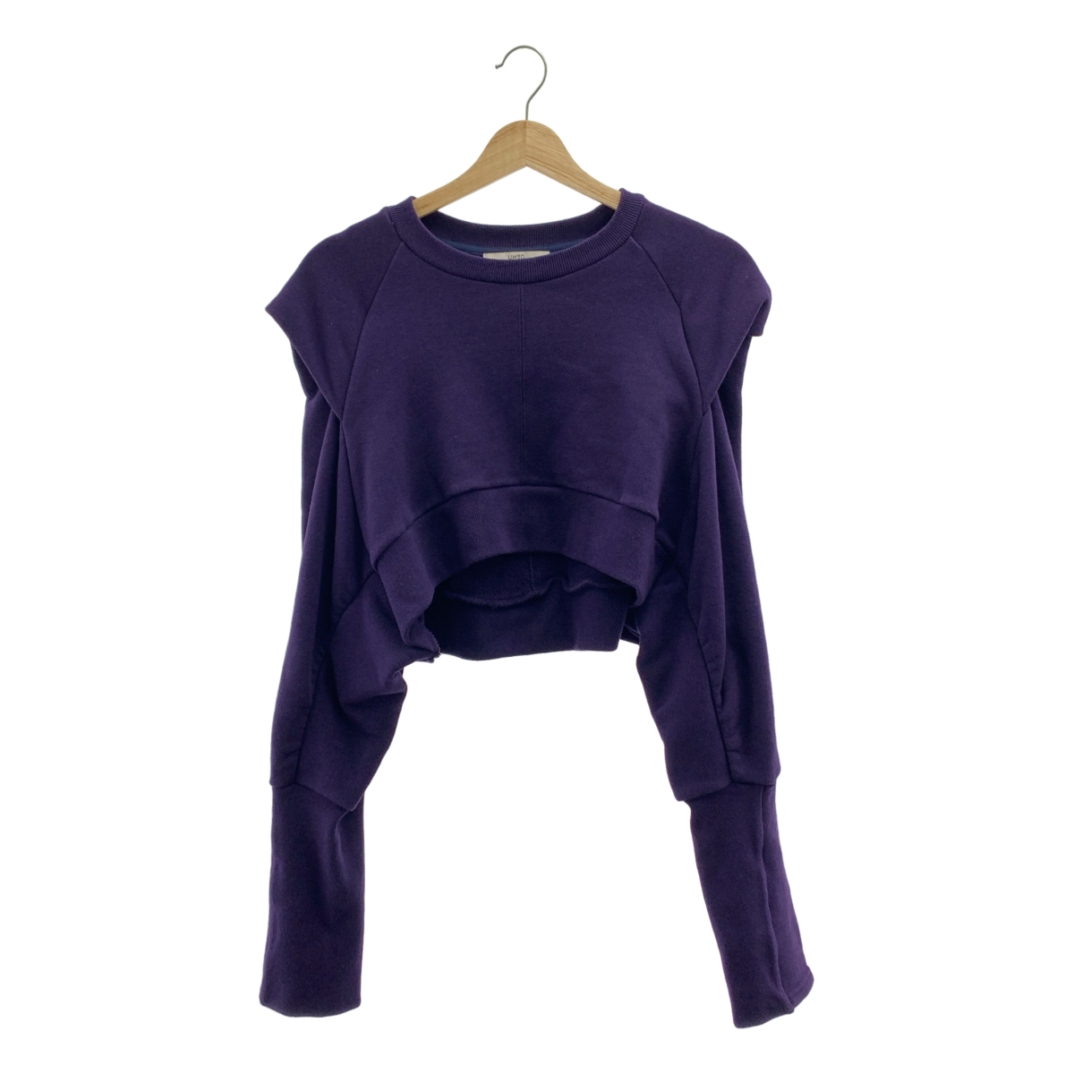 UN3D / アンスリード パワーショルダーショート スウェット トレーナー