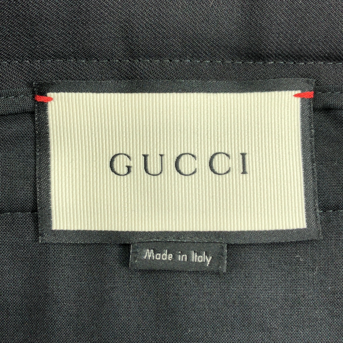 GUCCI / グッチ ウール モヘア混 テーパードスラックス