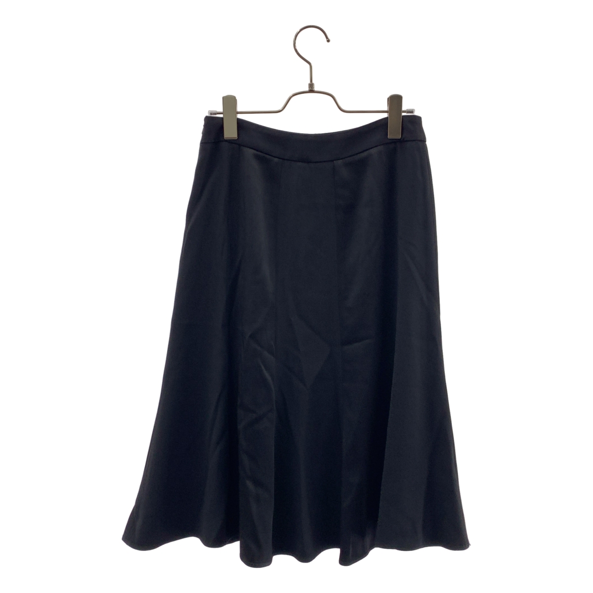 Max Mara / マックスマーラ シルク混 異素材切替 フレアスカート