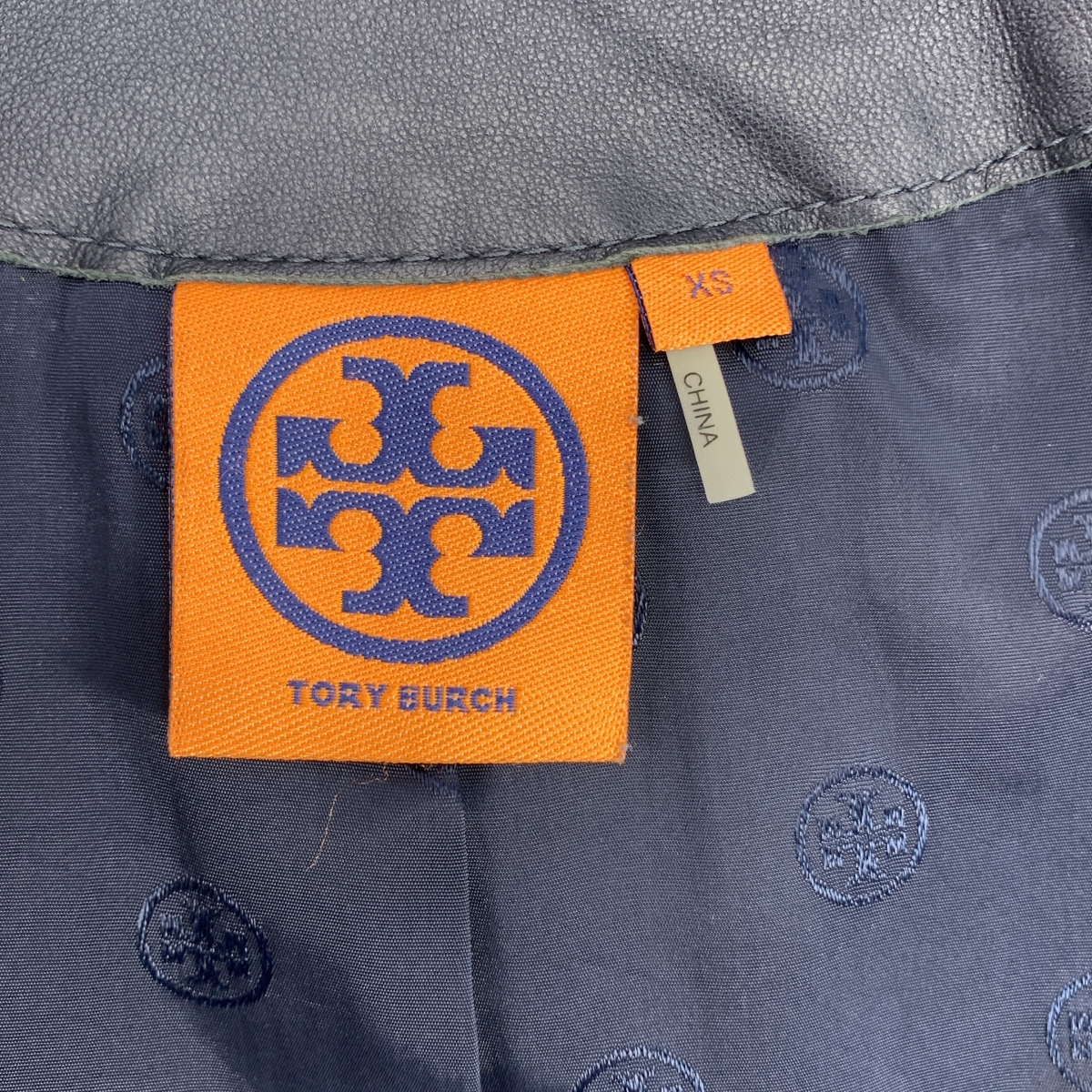 TORY BURCH / トリーバーチ ラムレザー ノーカラージャケット