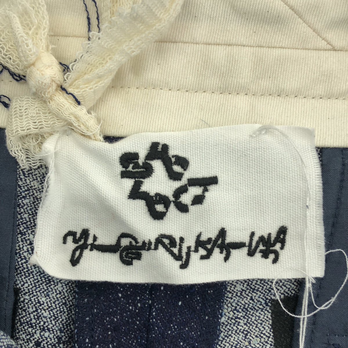 Midorikawa / ミドリカワ × NGAP /エヌジーエイピーコラボ SUSPENDER SLACKS シルク デニム サスペンダースラックス パンツ