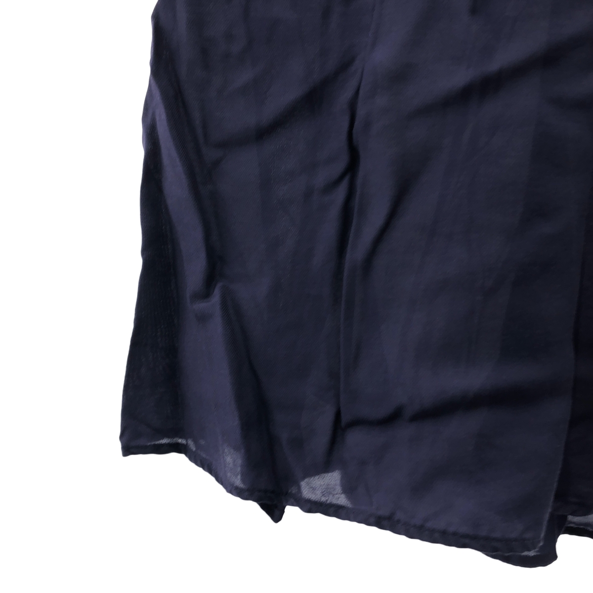 ATON / エイトン NATURAL DYE CUPRA SILK KERSEY FRONT DRAPED SKIRT フロントドレープ スカート