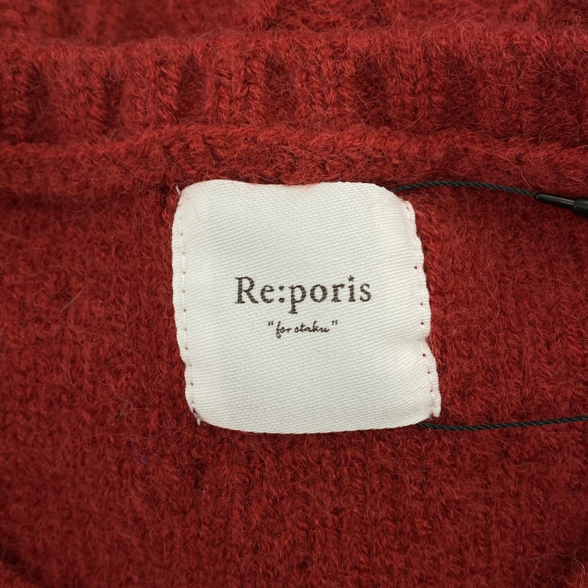 Re:poris / レポリス ウール オーバーシルエット ケーブル アラン ニット セーター