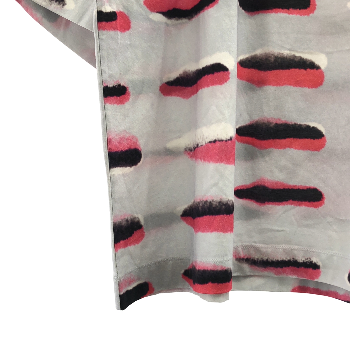 DRIES VAN NOTEN / ドリスヴァンノッテン Len Lye コットン プリント クルーネック カットソー