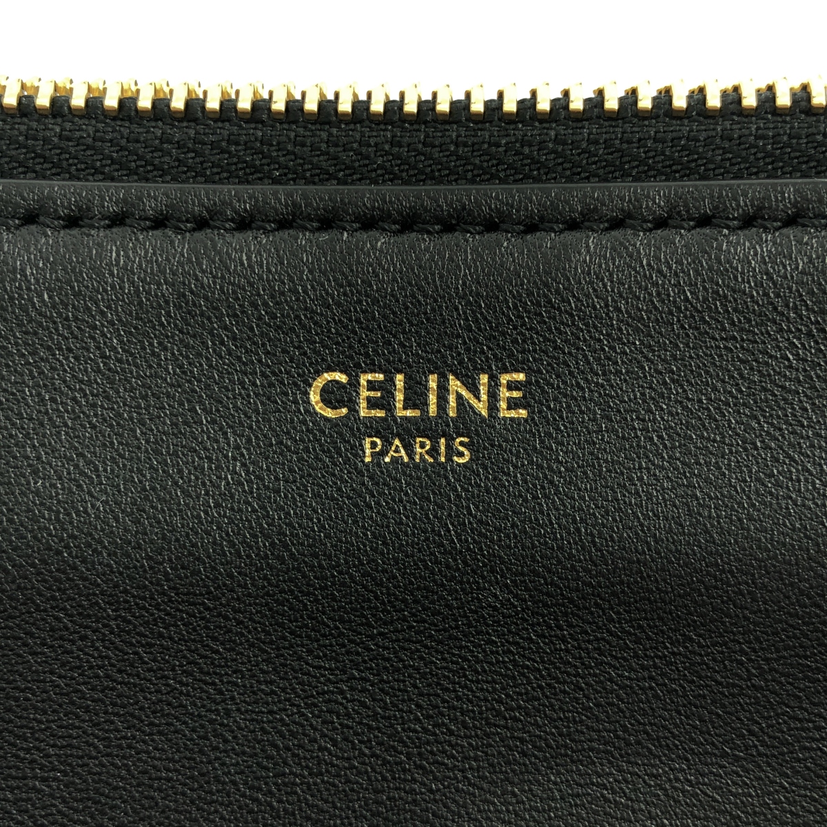 CELINE / セリーヌ トリオ レザーショルダーバッグ