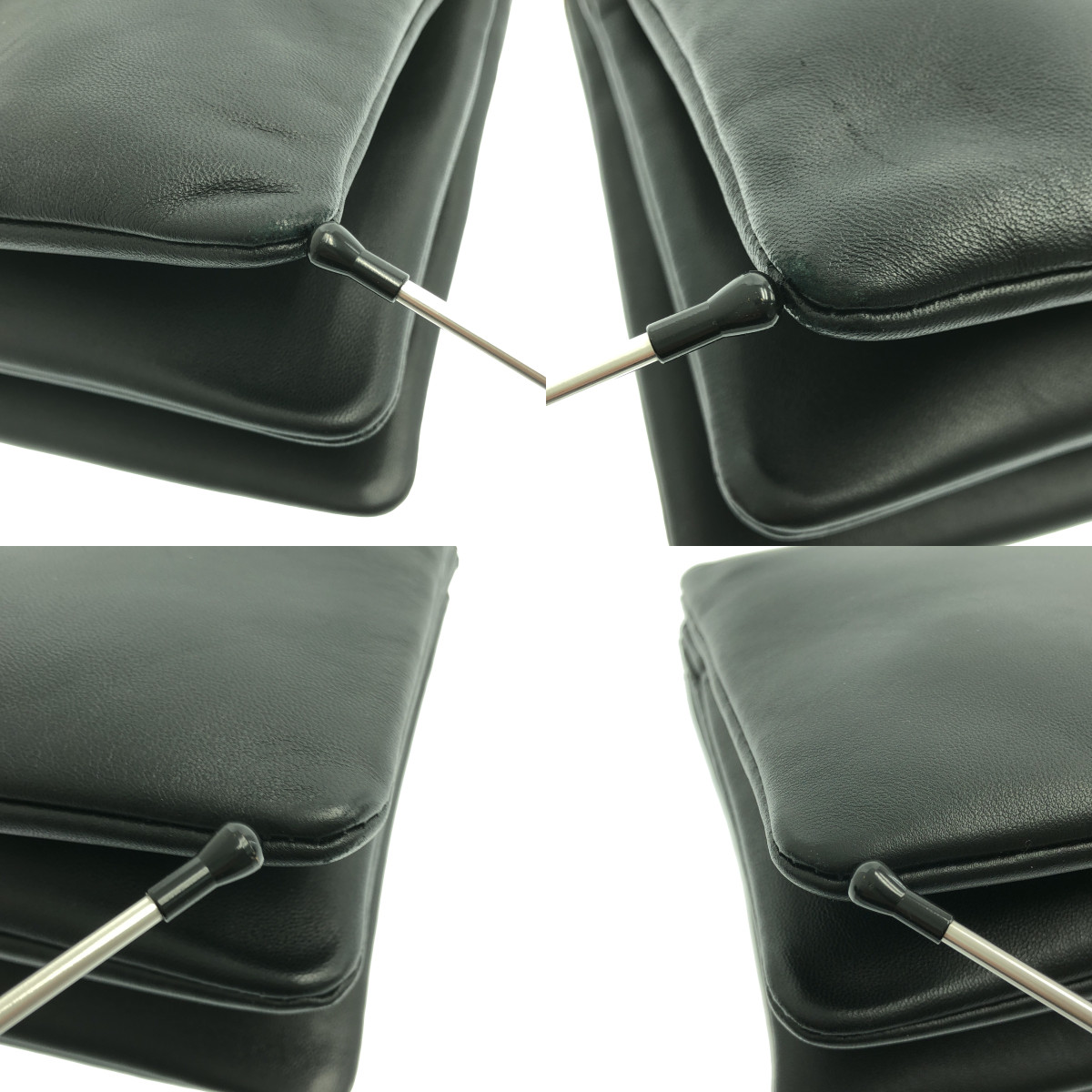 CELINE / セリーヌ トリオ レザーショルダーバッグ