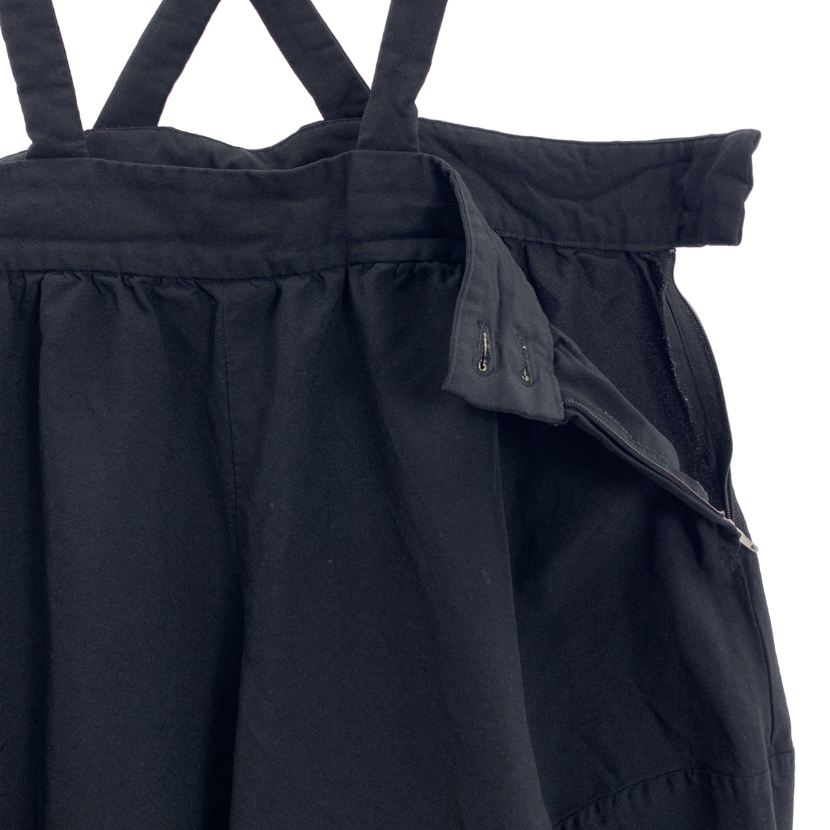 COMME des GARCONS COMME des GARCONS / コムコム ポリ吊りサロペット ボリューム ワイドパンツ