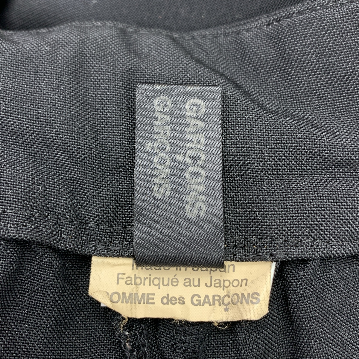 COMME des GARCONS COMME des GARCONS / コムコム ポリ吊りサロペット ボリューム ワイドパンツ