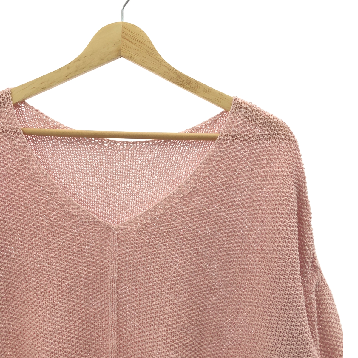 Spick and Span / スピックアンドスパン カノコ編み ペーパーヤーン 2WAY ルーズニット