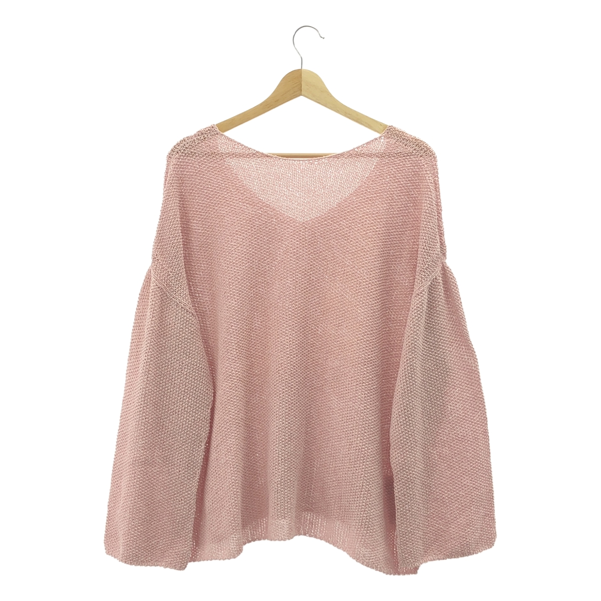 Spick and Span / スピックアンドスパン カノコ編み ペーパーヤーン 2WAY ルーズニット