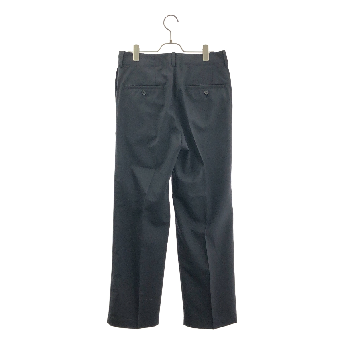 その他 ウール センタープレス タック スラックス パンツ