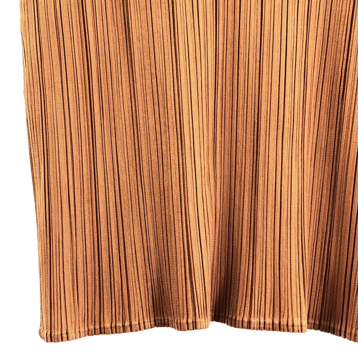 PLEATS PLEASE ISSEY MIYAKE / プリーツプリーズイッセイミヤケ 七分袖 ハイネック チュニック プリーツ カットソー