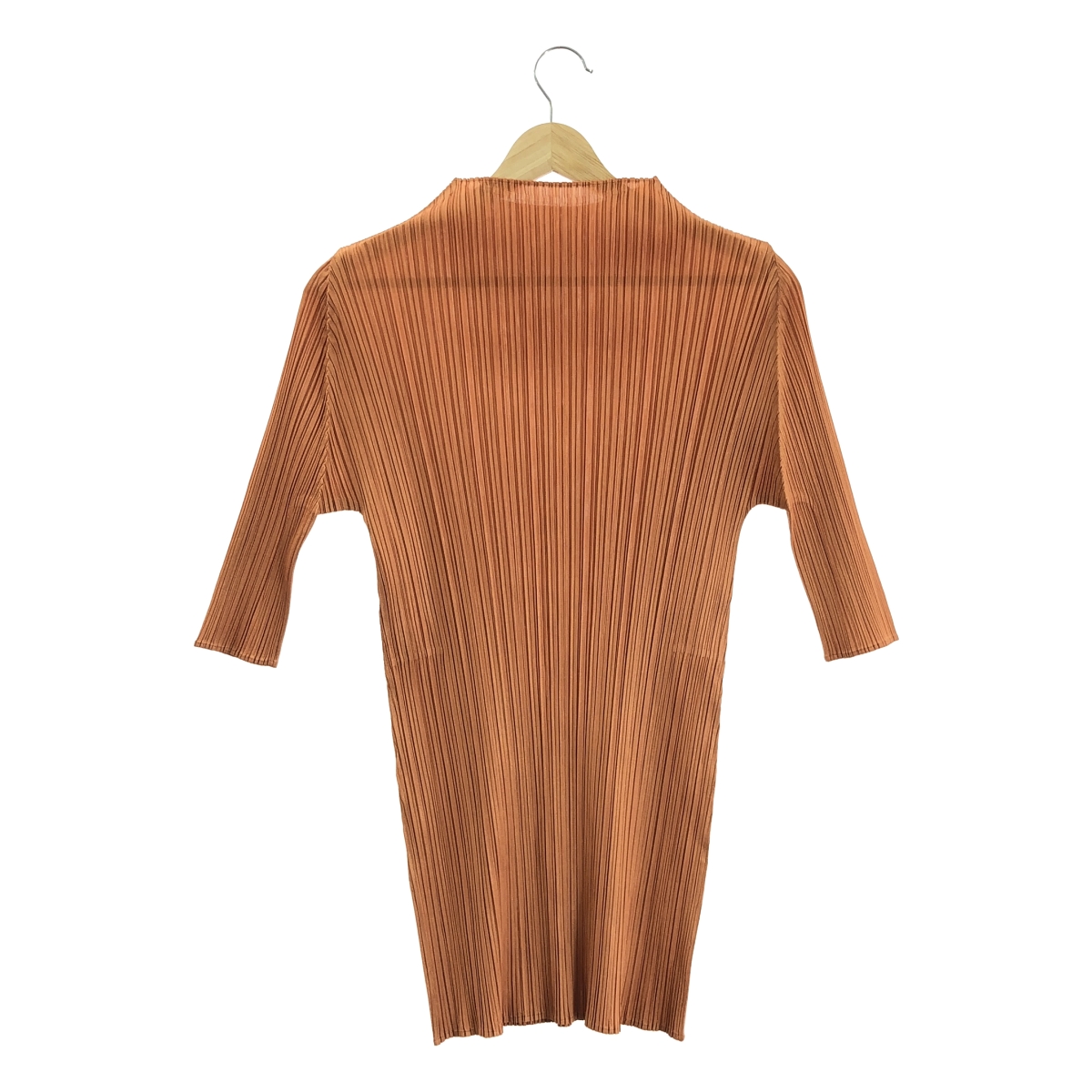 PLEATS PLEASE ISSEY MIYAKE / プリーツプリーズイッセイミヤケ 七分袖 ハイネック チュニック プリーツ カットソー